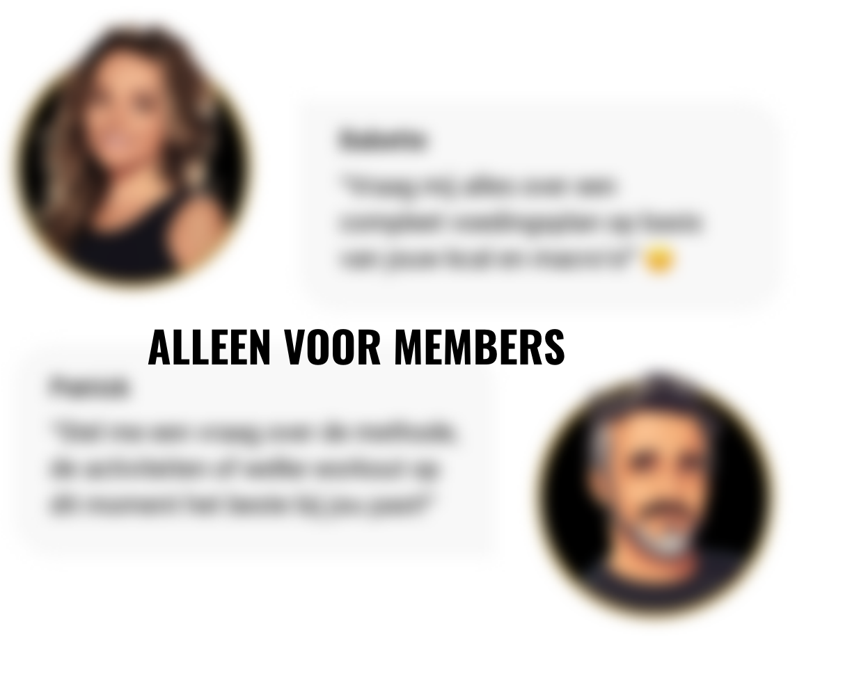 ALLEEN VOOR MEMBERS
